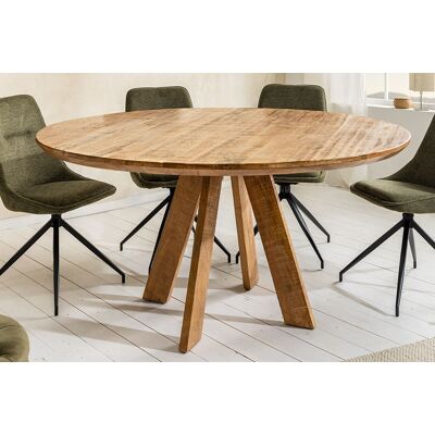 Ronde Eetkamertafel mangohout 120 cm Ronde Eetkamertafel mangohout 120 cm