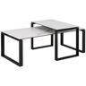 salontafel set keramiek wit 115 cm