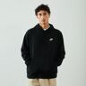 Nike Hoodie Club Small Logo Zwart Heren m male