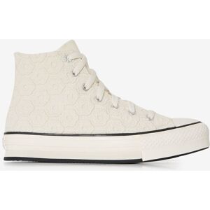 Schoenen Converse Chuck Taylor Eva Lift Hi Crochet Ecru Dames 39 Schoenen Converse Chuck Taylor Eva Lift Hi Crochet Ecru Dames 39
