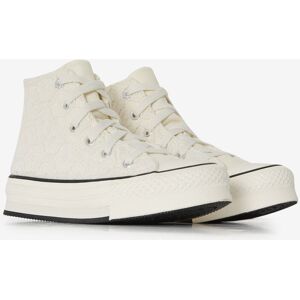 Schoenen Converse Chuck Taylor Eva Lift Hi Crochet - Kinderen Ecru Unisex 35 Schoenen Converse Chuck Taylor Eva Lift Hi Crochet - Kinderen Ecru Unisex 35