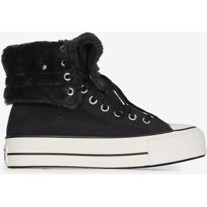 Schoenen Converse Chuck Taylor Fold-over Lift Zwart Dames 36 Schoenen Converse Chuck Taylor Fold-over Lift Zwart Dames 36