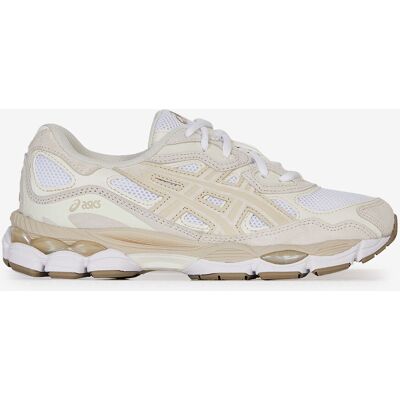 Asics Gel-NYC Unisex Sneakers - Mesh Patch Beige/White - Sneakers Asics Gel-NYC Unisex Sneakers - Mesh Patch Beige/White - Sneakers