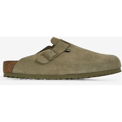 Slippers Schoenen Birkenstock Boston Suede Faded Khaki Khaki Heren 45 Slippers Schoenen Birkenstock Boston Suede Faded Khaki Khaki Heren 45