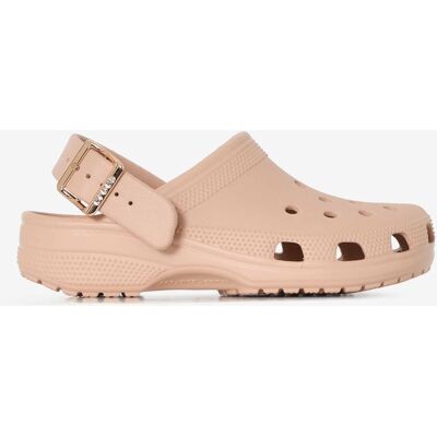 Schoenen Crocs Classic Metallic Buckle Clog Beige Dames 38/39 Schoenen Crocs Classic Metallic Buckle Clog Beige Dames 38/39