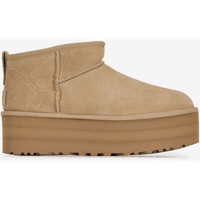 Schoenen Ugg Classic Ultra Mini Platform Beige Dames 38 Schoenen Ugg Classic Ultra Mini Platform Beige Dames 38