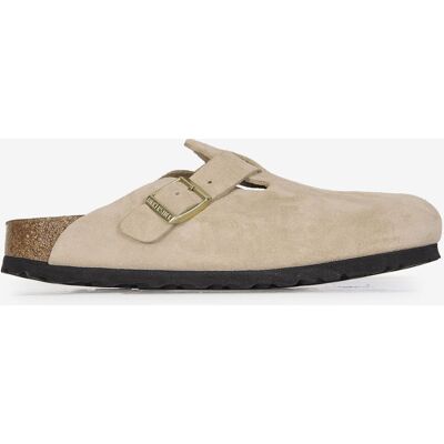 Schoenen Birkenstock Boston Suede Sandcastle Beige Dames 38 Schoenen Birkenstock Boston Suede Sandcastle Beige Dames 38