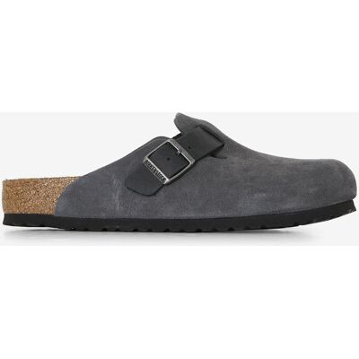 Schoenen Birkenstock Boston Suede Charcoal Grijs Heren 43 Schoenen Birkenstock Boston Suede Charcoal Grijs Heren 43