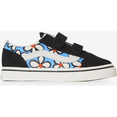 Schoenen Vans Old Skool Flowers V- Baby Zwart/blauw Unisex 22 Schoenen Vans Old Skool Flowers V- Baby Zwart/blauw Unisex 22