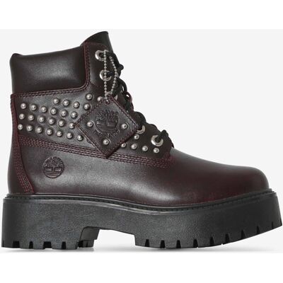 Schoenen Timberland Stone Street Studs Bordeauxrood Dames 36 Schoenen Timberland Stone Street Studs Bordeauxrood Dames 36