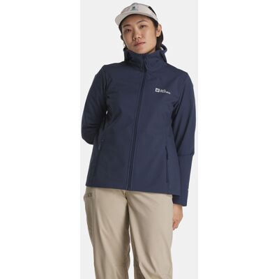 Jack Wolfskin Bornberg Softshell Jas Blauw L Jack Wolfskin Bornberg Softshell Jas Blauw L