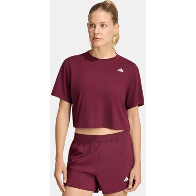 adidas Train Essentials Boxy Workout T-Shirt Dames Rood XL adidas Train Essentials Boxy Workout T-Shirt Dames Rood XL
