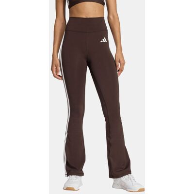 adidas Optime Essentials 3-Stripes Flared Leggings Bruin L adidas Optime Essentials 3-Stripes Flared Leggings Bruin L