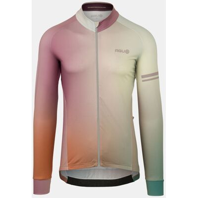 AGU Gradient Jersey LS Performance Fietsshirt Groen M AGU Gradient Jersey LS Performance Fietsshirt Groen M