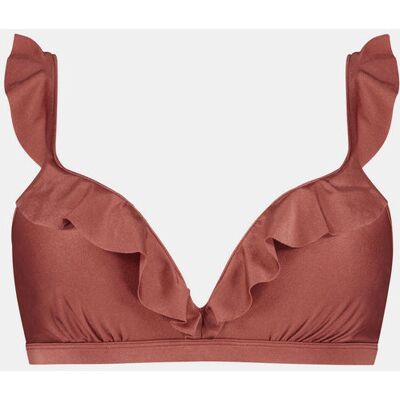 Beachlife Chocolate Shine Padded Wired Bikini Top Bruin 44C Beachlife Chocolate Shine Padded Wired Bikini Top Bruin 44C