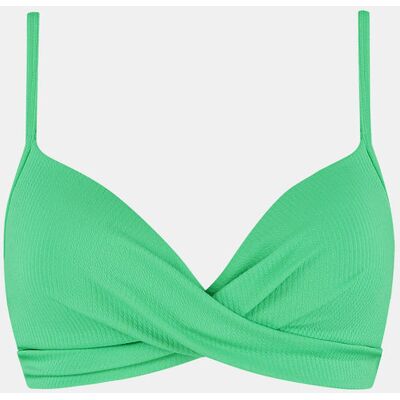 Beachlife Twist Bikini Top Dames Groen 38C Beachlife Twist Bikini Top Dames Groen 38C