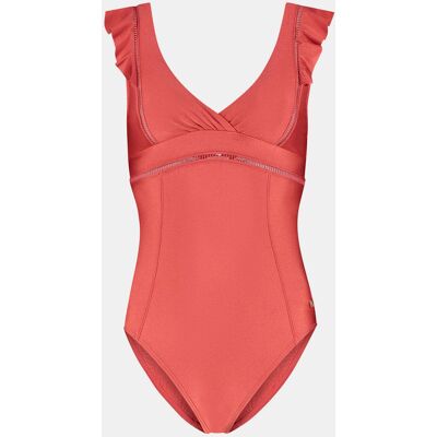 Beachlife 301A - Red Shine Padded Swimsuit Badpak Dames Rood 38D Beachlife 301A - Red Shine Padded Swimsuit Badpak Dames Rood 38D
