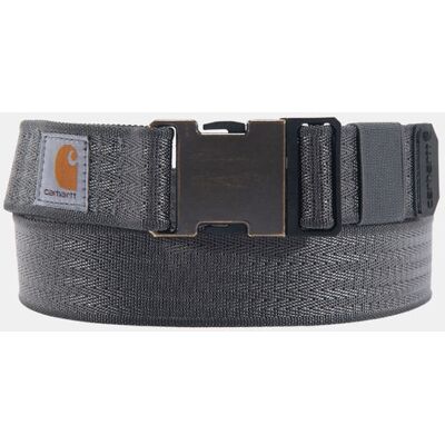 Carhartt Rugged Flex Nylon Webbing Riem Grijs L Carhartt Rugged Flex Nylon Webbing Riem Grijs L