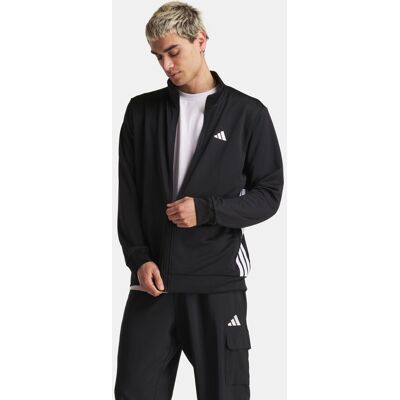 adidas The Workout Essentials All-Set 3-Stripes Knit Track Top Zwart XS adidas The Workout Essentials All-Set 3-Stripes Knit Track Top Zwart XS