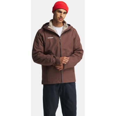 Mammut Linard Guide 3-in-1 Hardshell Regenjas Bruin M Mammut Linard Guide 3-in-1 Hardshell Regenjas Bruin M