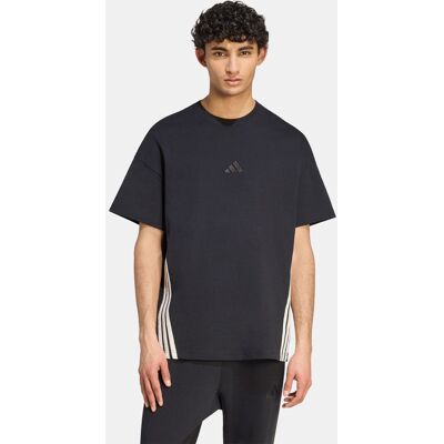adidas Kit 3-Stripes Loose T-Shirt Zwart L adidas Kit 3-Stripes Loose T-Shirt Zwart L