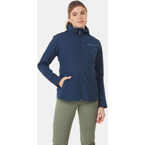 Vaude SE Tamina Softshell Hoody Softshell Jas Dames Blauw 40