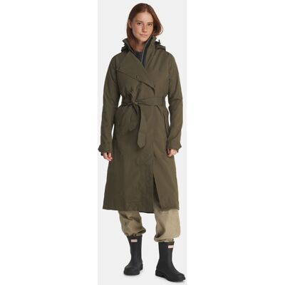 AGU Urban Outdoor Trenchcoat Long Dames Groen M AGU Urban Outdoor Trenchcoat Long Dames Groen M
