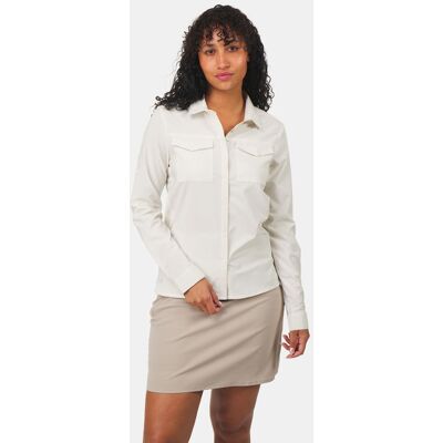 Craghoppers NosiLife Pro Long Sleeved Shirt III Dames Wit 18 Craghoppers NosiLife Pro Long Sleeved Shirt III Dames Wit 18