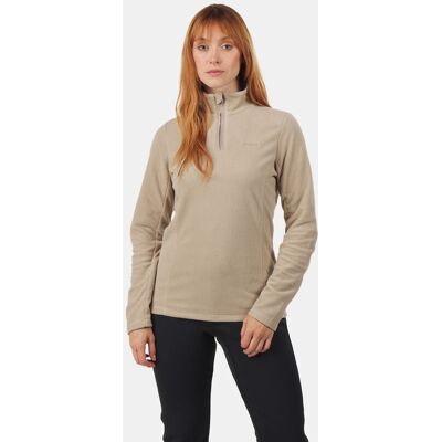 Protest Mutez 1/4 Zip Top - Vrouwelijk - Microfleece - Beige, Bruin - Top Protest Mutez 1/4 Zip Top - Vrouwelijk - Microfleece - Beige, Bruin - Top