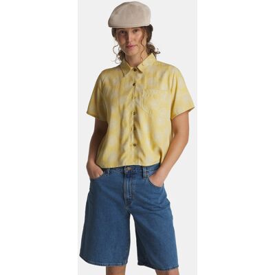 Royal Robbins Camino Pucker Blouse Dames Geel M Royal Robbins Camino Pucker Blouse Dames Geel M