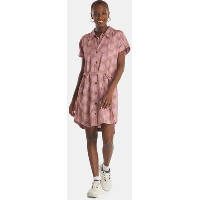 Royal Robbins W Camino Pucker Dress Jurk Dames Rood L Royal Robbins W Camino Pucker Dress Jurk Dames Rood L