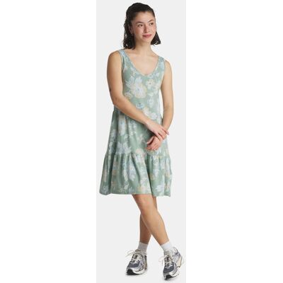 Sherpa Neha Ruffle Jurk Dames Groen XL Sherpa Neha Ruffle Jurk Dames Groen XL