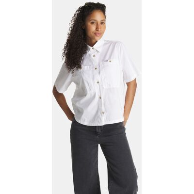 Columbia Brea Falls Woven Blouse Dames Wit XL Columbia Brea Falls Woven Blouse Dames Wit XL
