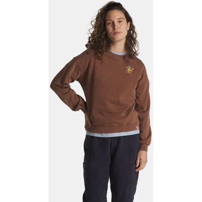 Buitenmens Buitenmens Dino Trui Dames Bruin XS Buitenmens Buitenmens Dino Trui Dames Bruin XS