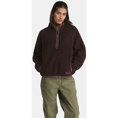 Berghaus Bamburgh HZ Loft Fleecetrui Dames Bruin 14 Berghaus Bamburgh HZ Loft Fleecetrui Dames Bruin 14