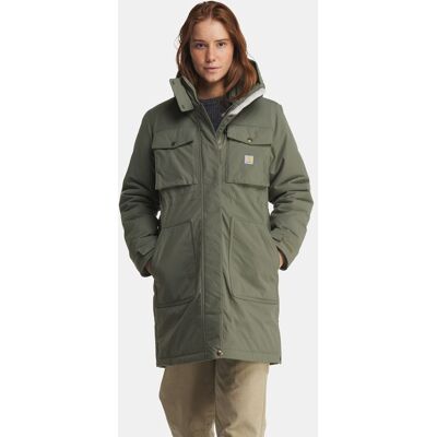 Carhartt Great Lands Gevoerde Parka Dames Groen S Carhartt Great Lands Gevoerde Parka Dames Groen S
