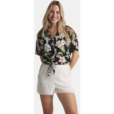 Roxy Salty Sweet Printed Blouse Dames Zwart XL Roxy Salty Sweet Printed Blouse Dames Zwart XL