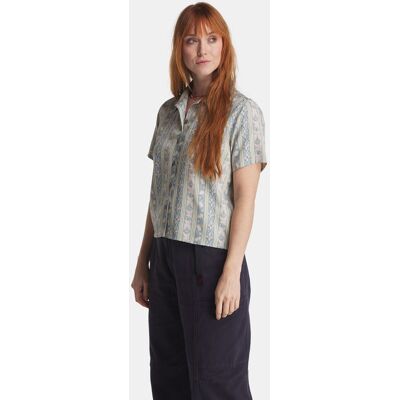 Royal Robbins Camino Pucker Blouse Dames Blauw L Royal Robbins Camino Pucker Blouse Dames Blauw L