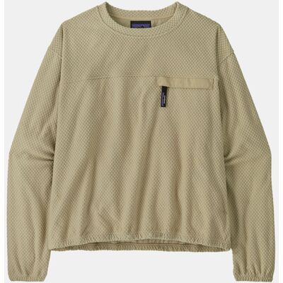Patagonia Textured Fleece Crewneck Dames Grijs M Patagonia Textured Fleece Crewneck Dames Grijs M