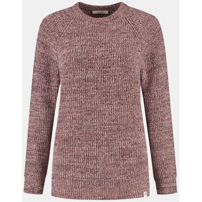 Buitenmens Buitenmens Leftover Knitted Trui Dames Roze M Buitenmens Buitenmens Leftover Knitted Trui Dames Roze M