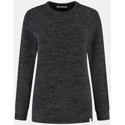 Buitenmens Buitenmens Leftover Knitted Trui Dames Zwart M Buitenmens Buitenmens Leftover Knitted Trui Dames Zwart M