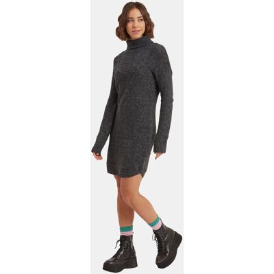 Sherpa Yuden Dress Jurk Dames Zwart L Sherpa Yuden Dress Jurk Dames Zwart L