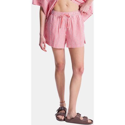 Roxy Lekeitio Break High Stripe Korte Broek Dames Rood M Roxy Lekeitio Break High Stripe Korte Broek Dames Rood M