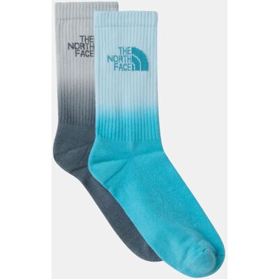 The North Face Everyday Crew Sock Dip Dye - 2 Paar Blauw L The North Face Everyday Crew Sock Dip Dye - 2 Paar Blauw L