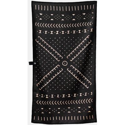 Nomadix Fitness Handdoek Zwart One size Nomadix Fitness Handdoek Zwart One size