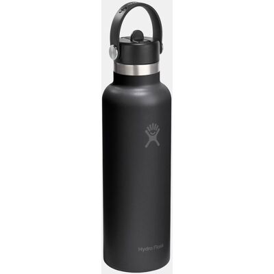 Hydro Flask 21 Oz Standard Flex Straw Cap Drinkfles Zwart One size Hydro Flask 21 Oz Standard Flex Straw Cap Drinkfles Zwart One size