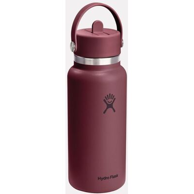 Hydro Flask 32 Oz Wide Flex Straw Cap Drinkfles Rood One size Hydro Flask 32 Oz Wide Flex Straw Cap Drinkfles Rood One size