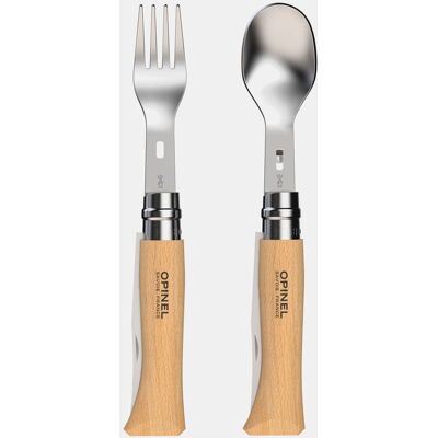 Opinel Picknic Plus Outdoor Cutlery Set 4-delig Reisbestek Assortiment One size Opinel Picknic Plus Outdoor Cutlery Set 4-delig Reisbestek Assortiment One size