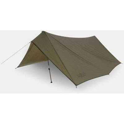 Rab Siltarp Plus Shelter - Olijf - 1-3 Personen - Shelter Rab Siltarp Plus Shelter - Olijf - 1-3 Personen - Shelter