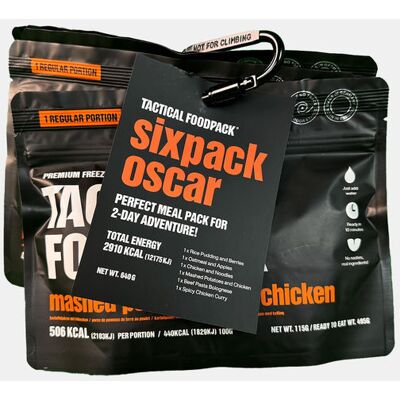 Tactical Foodpack Sixpack Oscar - Voedselpakket Buiten Tactical Foodpack Sixpack Oscar - Voedselpakket Buiten